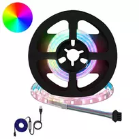 LED juosta 2 pcs Juoda ir permatoma 400 mm Varis ir plastikas