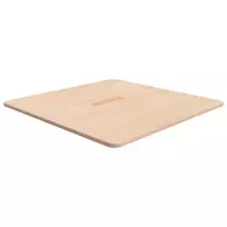 Stalviršis, 70x70x1,5cm, neapdorotas ąžuolo medienos masyvas