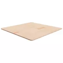 Stalviršis, 90x90x1,5cm, neapdorotas ąžuolo medienos masyvas