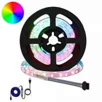 LED juosta 2 pcs Juoda ir permatoma 750 mm Varis ir plastikas