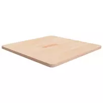 Stalviršis, 70x70x2,5cm, neapdorotas ąžuolo medienos masyvas