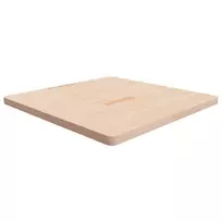 Stalviršis, 90x90x4cm, neapdorotas ąžuolo medienos masyvas