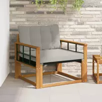 Lauko sofos komplektas Kietasis akacijos medis ir Textilene