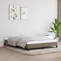Lovos rėmas be čiužinio, taupe spalvos, 140x200cm, audinys