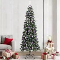 Dirbtinė Kalėdų eglutė Žalia 240 cm PVC, plastikas ir plienas