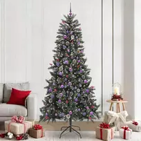 Dirbtinė Kalėdų eglutė Žalia 240 cm PVC, plastikas ir plienas