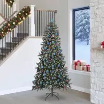 Dirbtinė Kalėdų eglutė Žalia 240 cm PVC, plastikas ir plienas