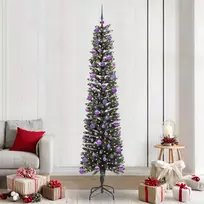 Dirbtinė Kalėdų eglutė Žalia 240 cm PVC, plastikas ir plienas