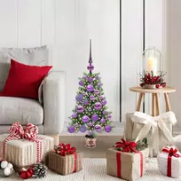 Kalėdų eglutė su 150 LED s stovu Žalia 65 cm PE