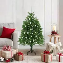 Kalėdų eglutė su 150 LED s stovu Žalia 120 cm PE