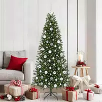 Dirbtinė Kalėdų eglutė su 300 LED Žalia 180 cm PE ir PVC