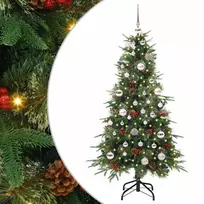 Dirbtinė Sulankstoma Kalėdų Eglutė Žalia 150 cm PE ir PVC