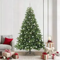 Dirbtinė Kalėdų eglutė su 300 LED Žalia 210 cm PE ir PVC