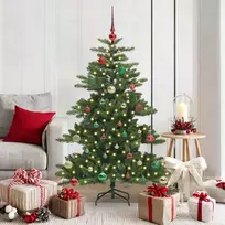 Dirbtinė Sulankstoma Kalėdų Eglutė Žalia 150 cm PVC ir Plienas