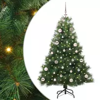 Dirbtinė Kalėdų eglutė su 150 LED Žalia 150 cm PE ir PVC