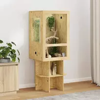Terariumas Ruda 50 x 50 x 130 cm OSB