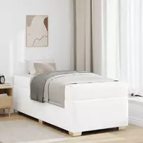 Lovos rėmas su čiužiniu Balta 90 x 200 cm audinys