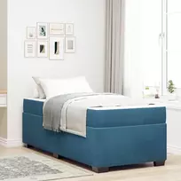 Lovos rėmas su čiužiniu Mėlyna 80 x 200 cm audinys