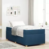 Lovos rėmas su čiužiniu Mėlyna 80 x 200 cm audinys
