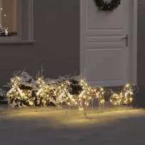 LED elniai su 40 LED 5 pcs Auksinė PET