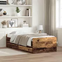 Lovos rėmas Senovinis medis 90 x 190 cm Kietos pušies mediena