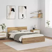 Lovos rėmas Amatininkų ąžuolas 160 x 200 cm Apdirbta mediena