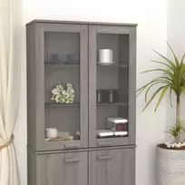 Komodos viršus HAMAR, šviesiai pilkas, 85x35x100cm, pušis