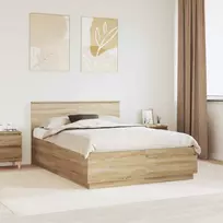 Lovos rėmas Sonoma ąžuolas 150 x 200 cm Apdirbta mediena