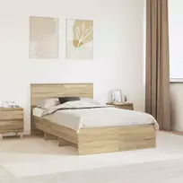 Lovos rėmas Sonoma ąžuolas 120 x 123 cm Apdirbta mediena