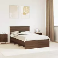 Lovos rėmas Rudas ąžuolas 120 x 123 cm Apdirbta mediena