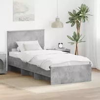 Lovos rėmas Betono pilka 120 x 123 cm Apdirbta mediena