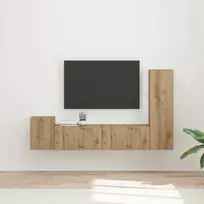 TV spintelių komplektas 4 pcs Amatininkų ąžuolas