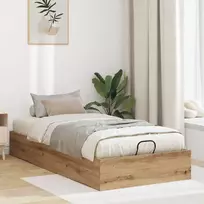Otomano lovos rėmas su saugykla Amatinė Ąžuolas 90 x 200 cm