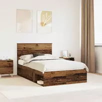 Lovos rėmas Senas medis 120 x 190 cm Kietos pušies mediena