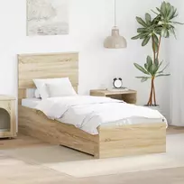 Lovos rėmas su galvūgalio Sonamos ąžuolo ir sidabro 75 x 190 cm