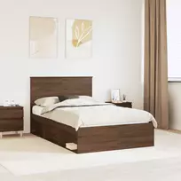 Lovos rėmas Rudas ąžuolas 120 x 200 cm Kietos pušies mediena