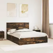 Lovos rėmas Rūkyta ąžuolas 150 x 200 cm Apdirbta mediena