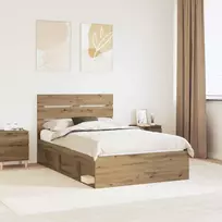 Lovos rėmas Meistrų ąžuolas 135 x 190 cm Kietos pušies mediena