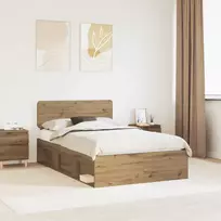 Lovos rėmas Meistrų ąžuolas 135 x 190 cm Kietos pušies mediena