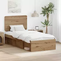 Lovos rėmas Meistrų ąžuolas 90 x 190 cm Kietos pušies mediena