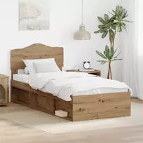 Lovos rėmas Meistrų ąžuolas 75 x 190 cm Kietos pušies mediena