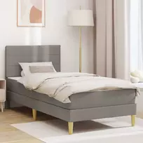 Lovos rėmas Taupe 90 x 200 cm Poliesteris