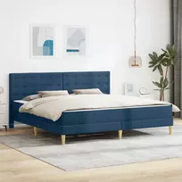Lovos rėmas su čiužiniu Mėlyna 180 x 200 cm audinys