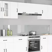 Virtuvės atbraila 2 pcs Skaidrus 110 x 40 cm grūdintas stiklas