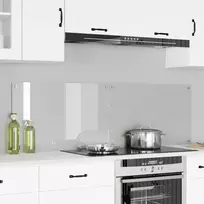 Virtuvės atbraila 2 pcs Skaidrus 80 x 50 cm grūdintas stiklas