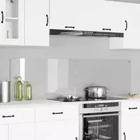 Virtuvės atbraila 2 pcs Skaidrus 90 x 50 cm grūdintas stiklas
