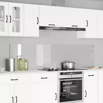 Virtuvės atbraila 2 pcs Skaidrus 100 x 50 cm grūdintas stiklas