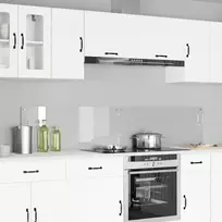 Virtuvės atbraila 2 pcs Skaidrus 100 x 40 cm grūdintas stiklas
