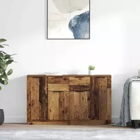 Šoninės lentynos 2 pcs Senovinis medis 60 x 30 x 70 cm