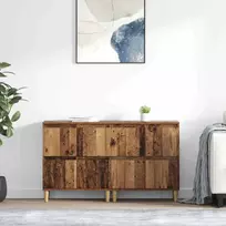 Šoninės lentynos 2 pcs Senovinis medis 60 x 35 x 70 cm